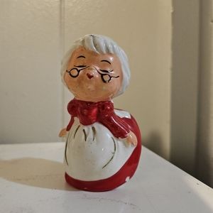 Vintage Mrs. Santa salt shaker